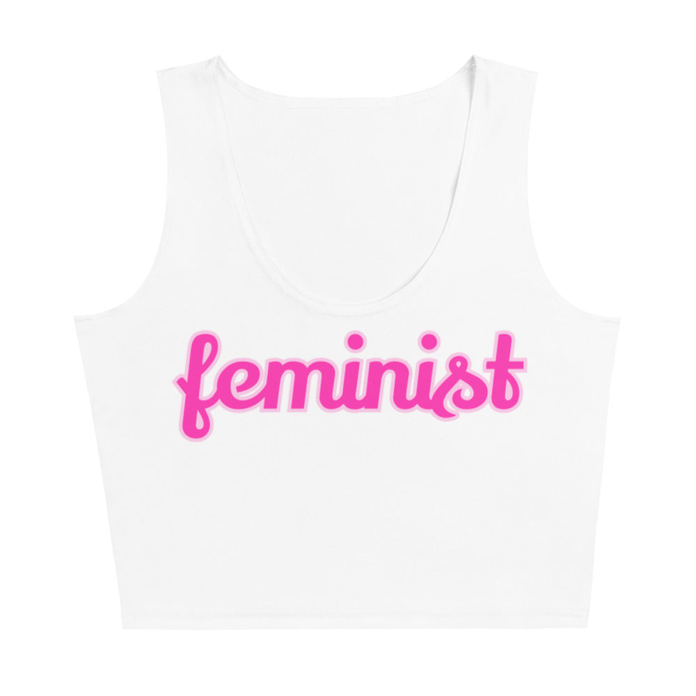 Feminist Stretch Crop Top