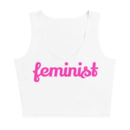 Feminist Stretch Crop Top