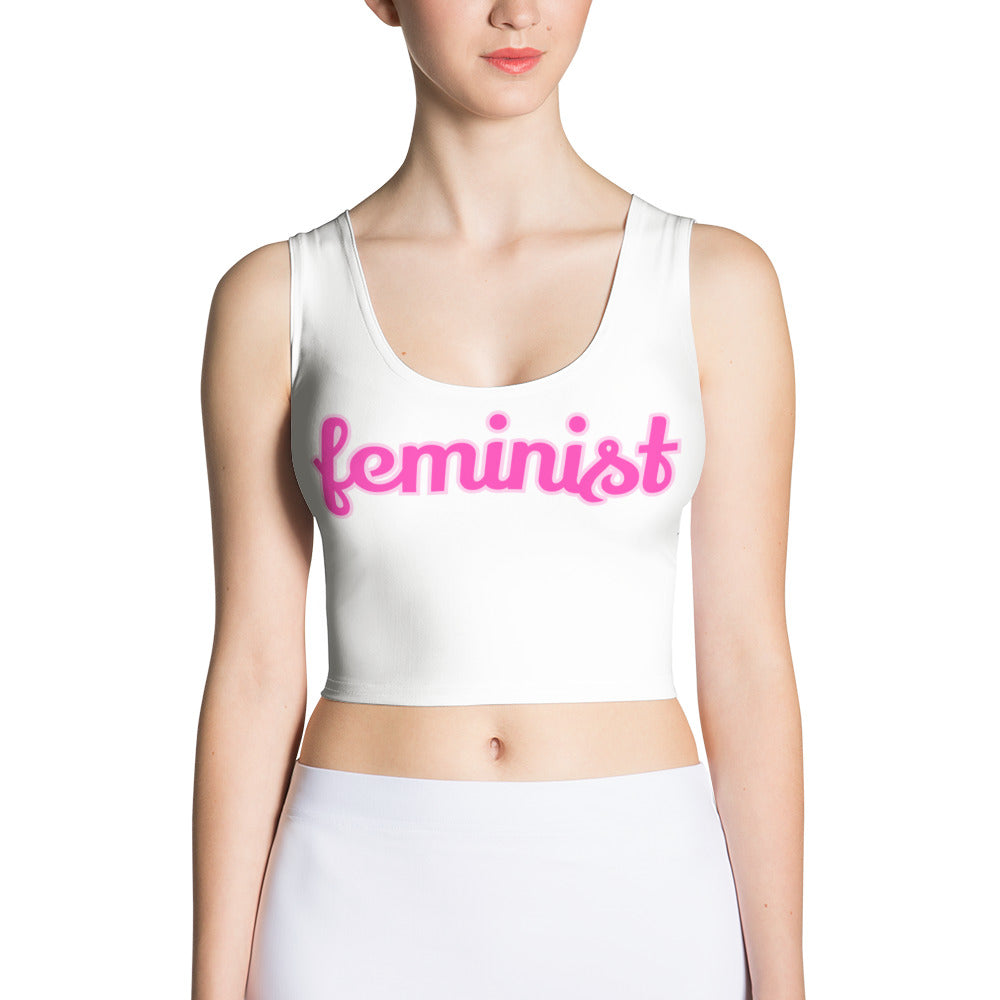 Feminist Stretch Crop Top