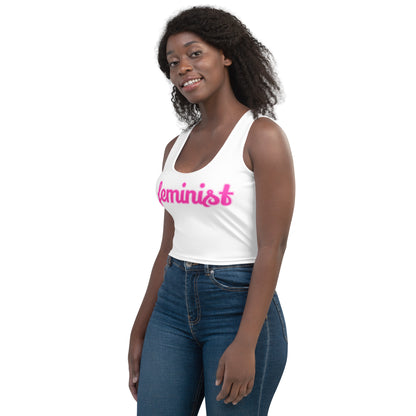 Feminist Stretch Crop Top