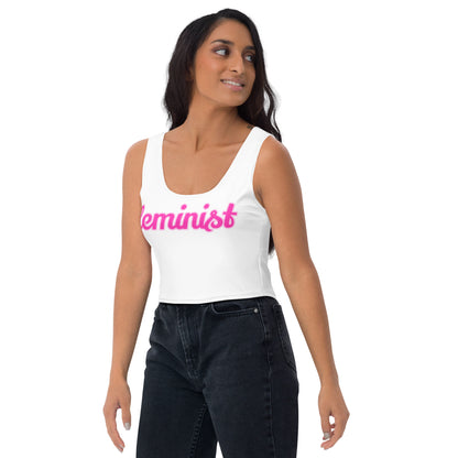 Feminist Stretch Crop Top