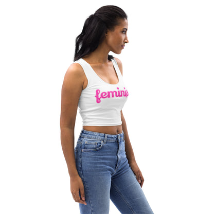 Feminist Stretch Crop Top