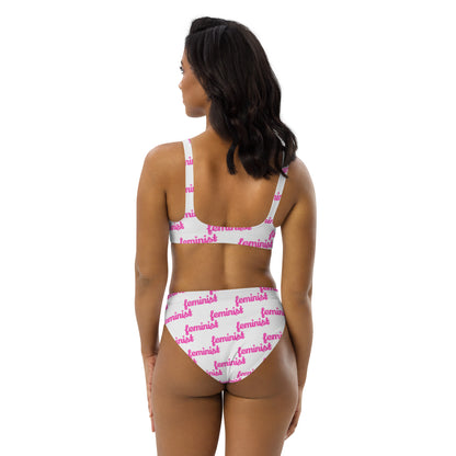 Feminist Recycled high-waisted bikini