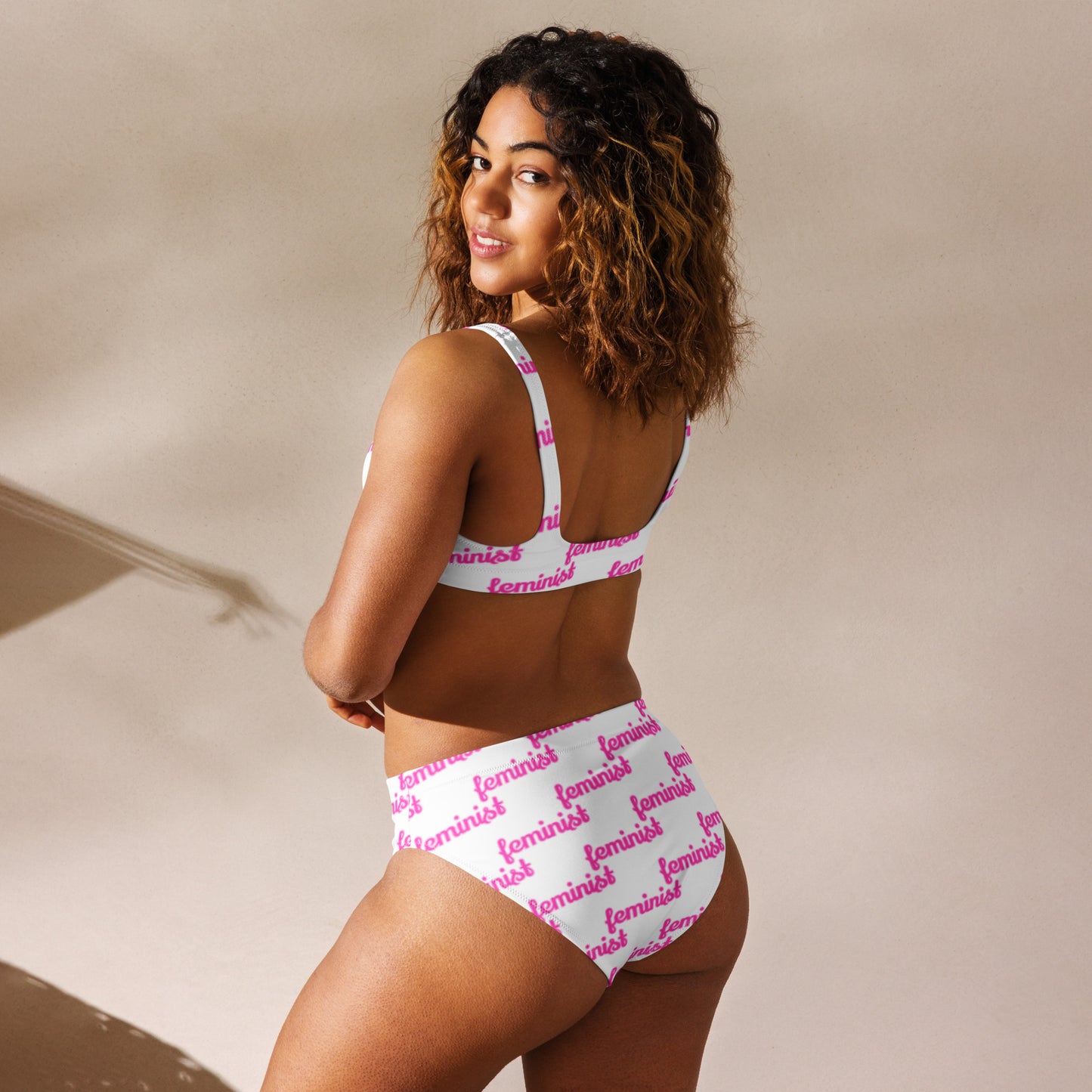 Feminist Recycled high-waisted bikini