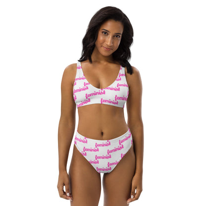 Feminist Recycled high-waisted bikini