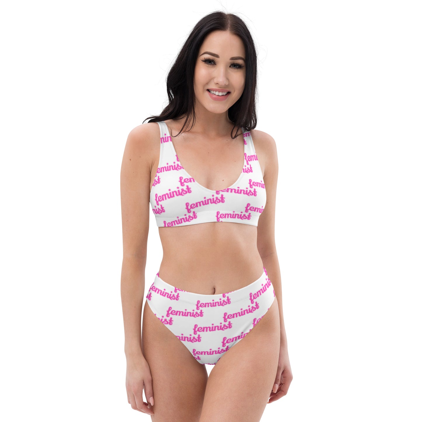 Feminist Recycled high-waisted bikini