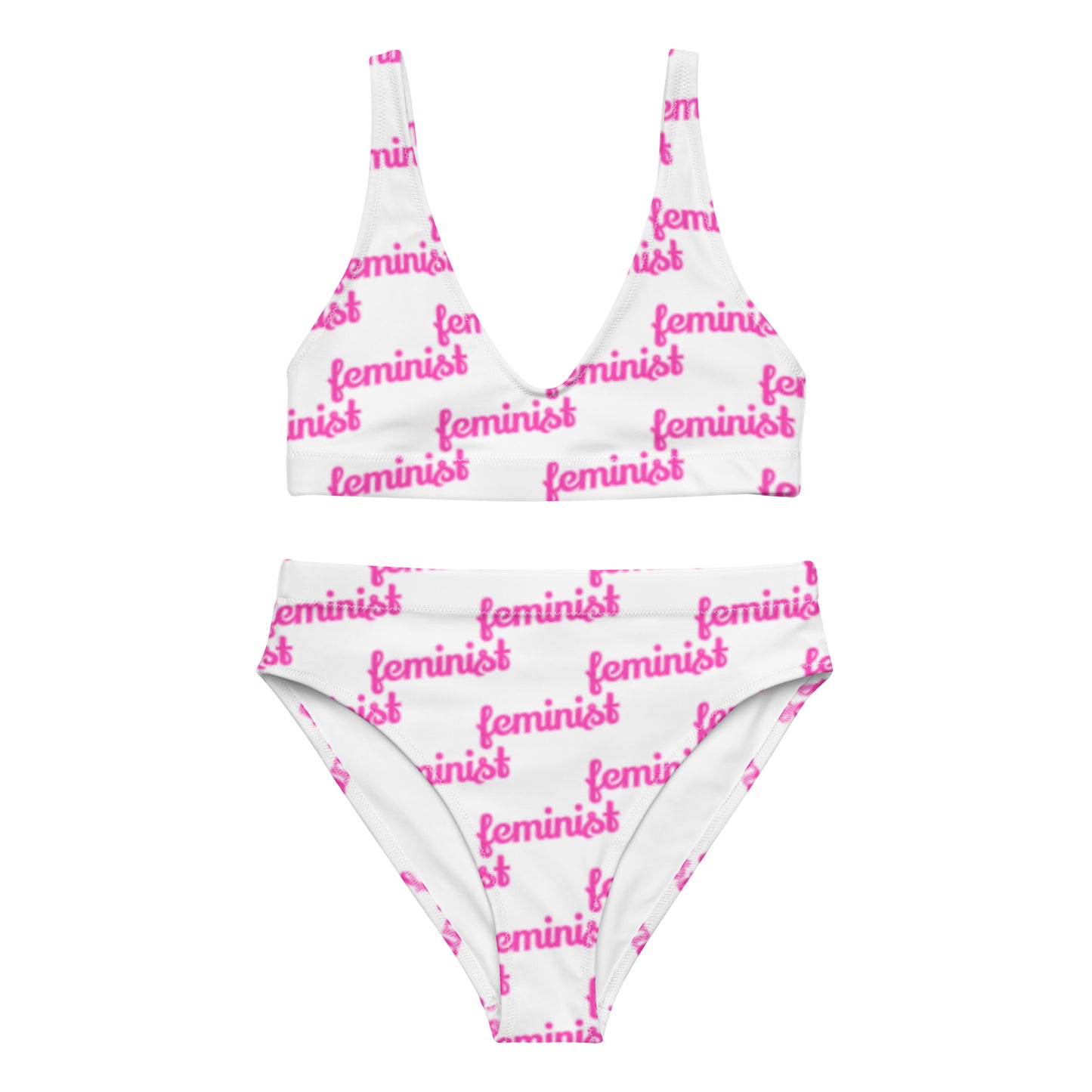 Feminist Recycled high-waisted bikini