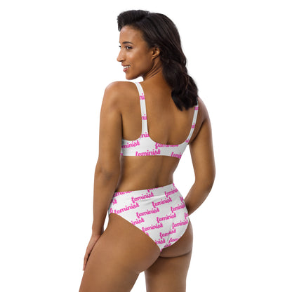 Feminist Recycled high-waisted bikini