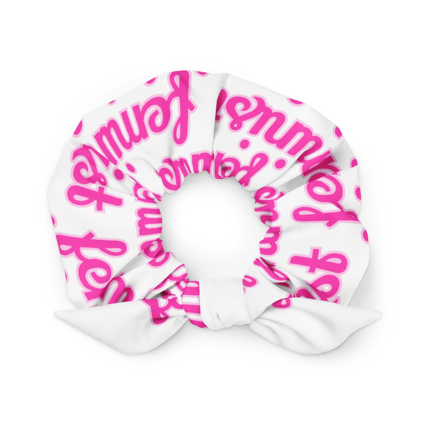 Feminist Recycled Scrunchie