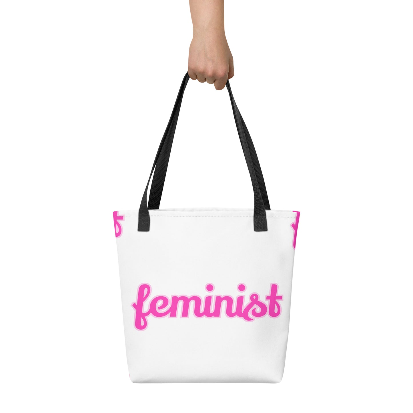 Feminist Large tote bag