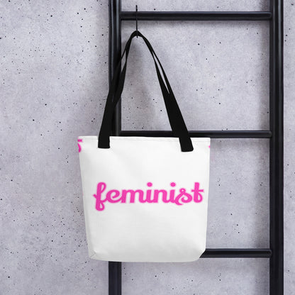 Feminist Large tote bag