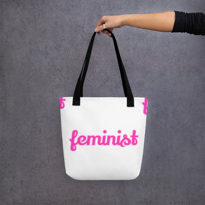 Feminist Large tote bag