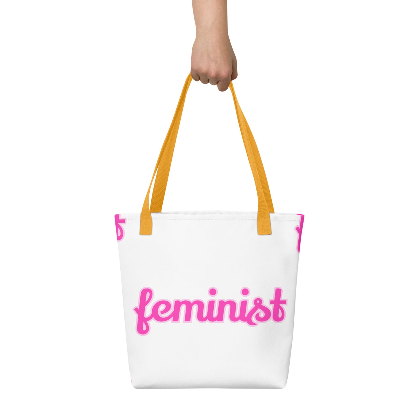 Feminist Large tote bag