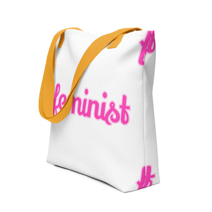 Feminist Large tote bag