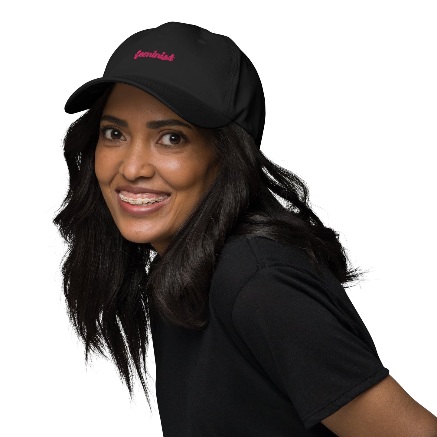 Feminist Embroidered Dad hat