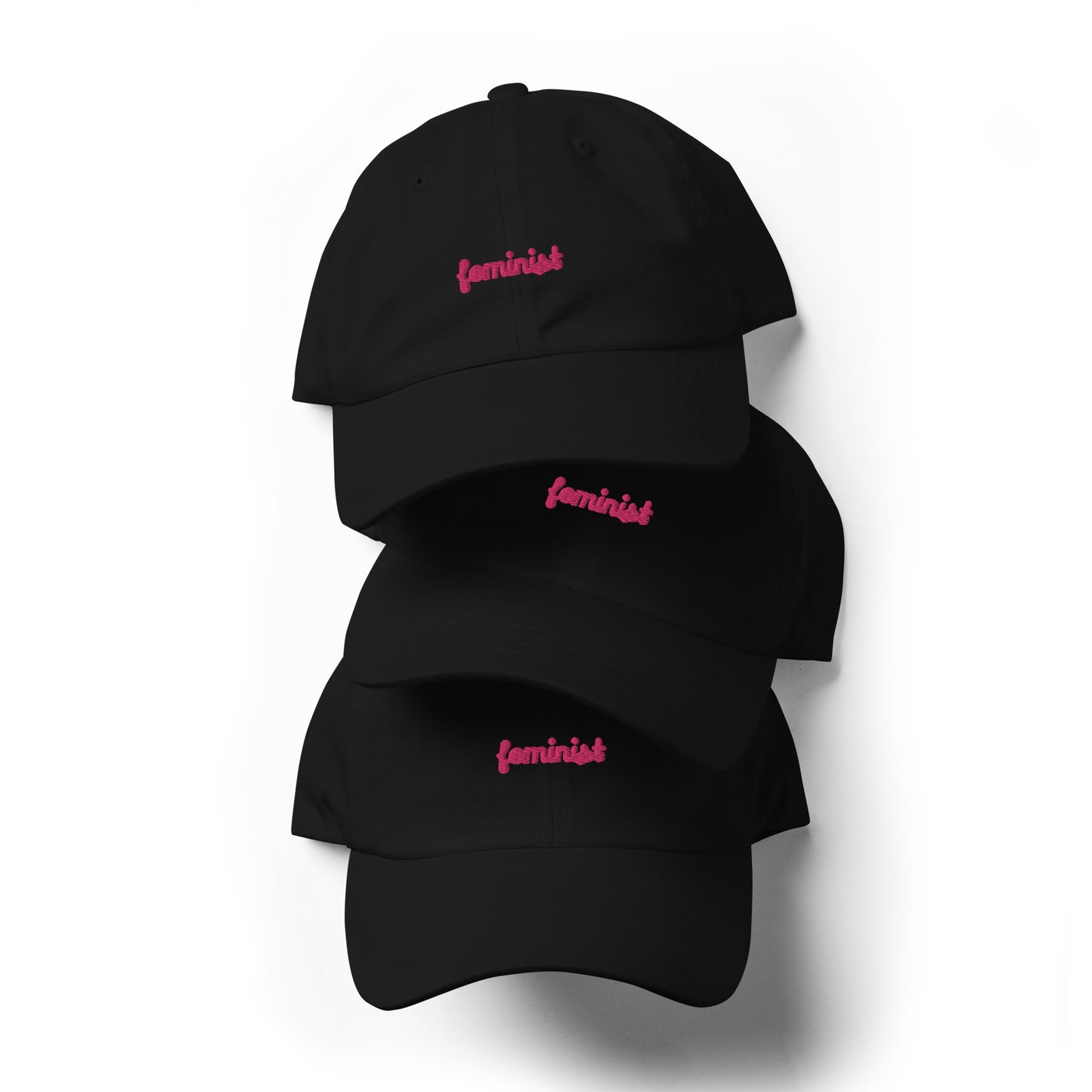 Feminist Embroidered Dad hat