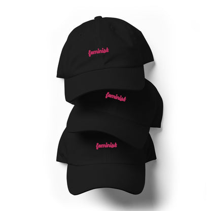 Feminist Embroidered Dad hat