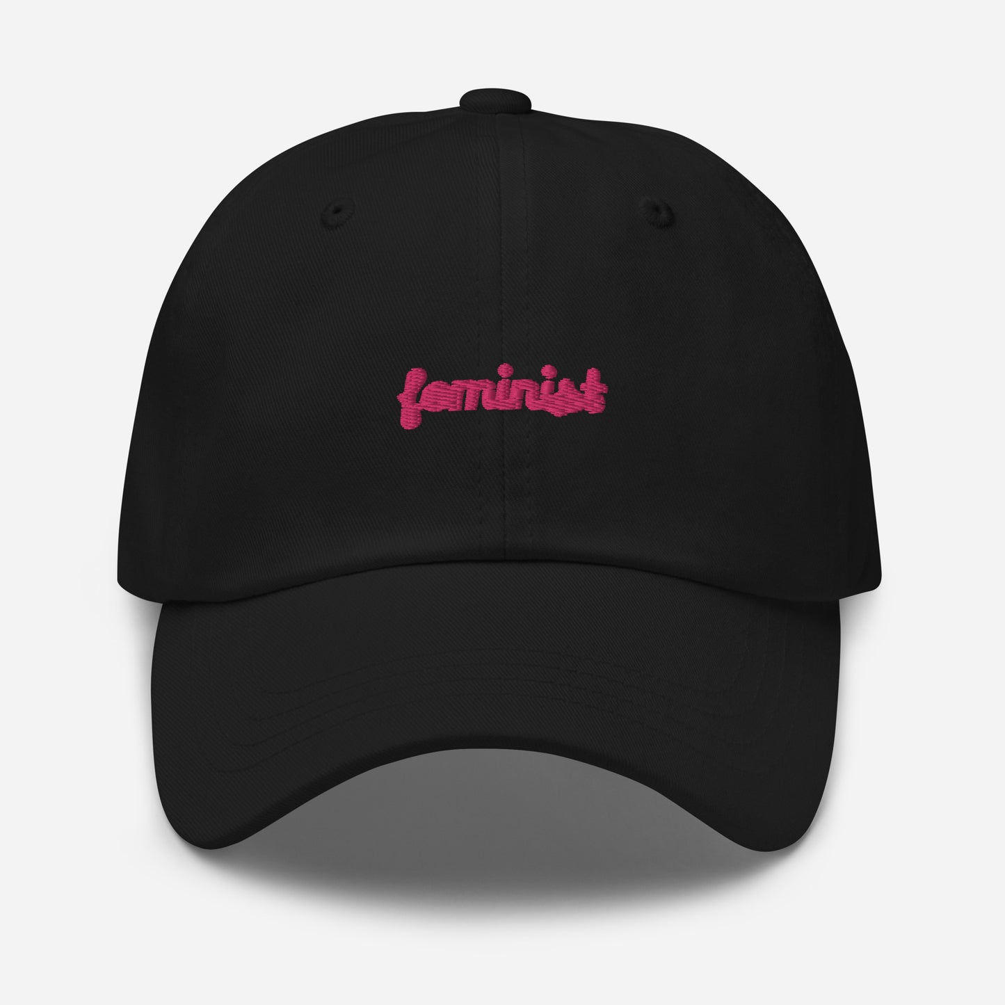 Feminist Embroidered Dad hat