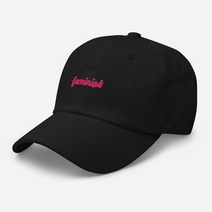 Feminist Embroidered Dad hat