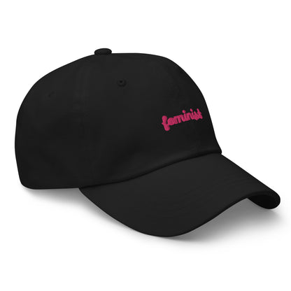 Feminist Embroidered Dad hat