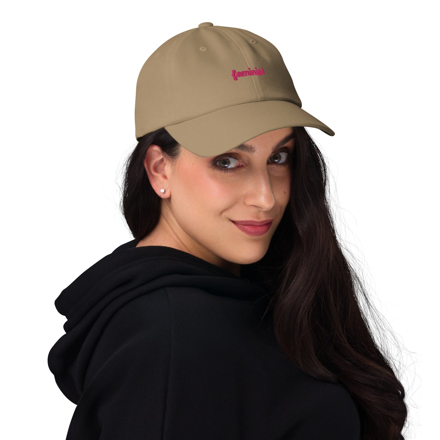 Feminist Embroidered Dad hat