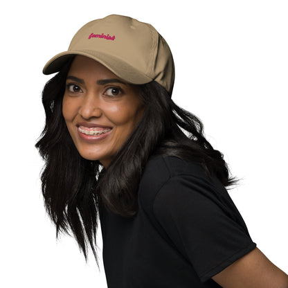 Feminist Embroidered Dad hat