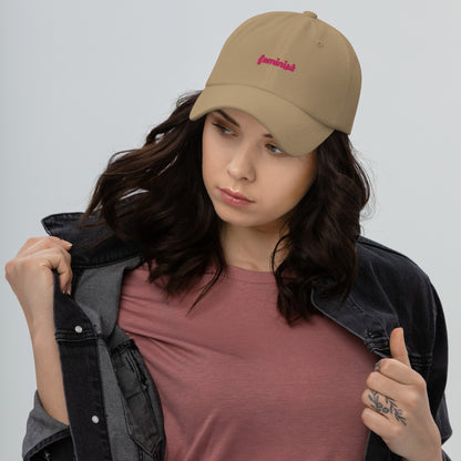 Feminist Embroidered Dad hat