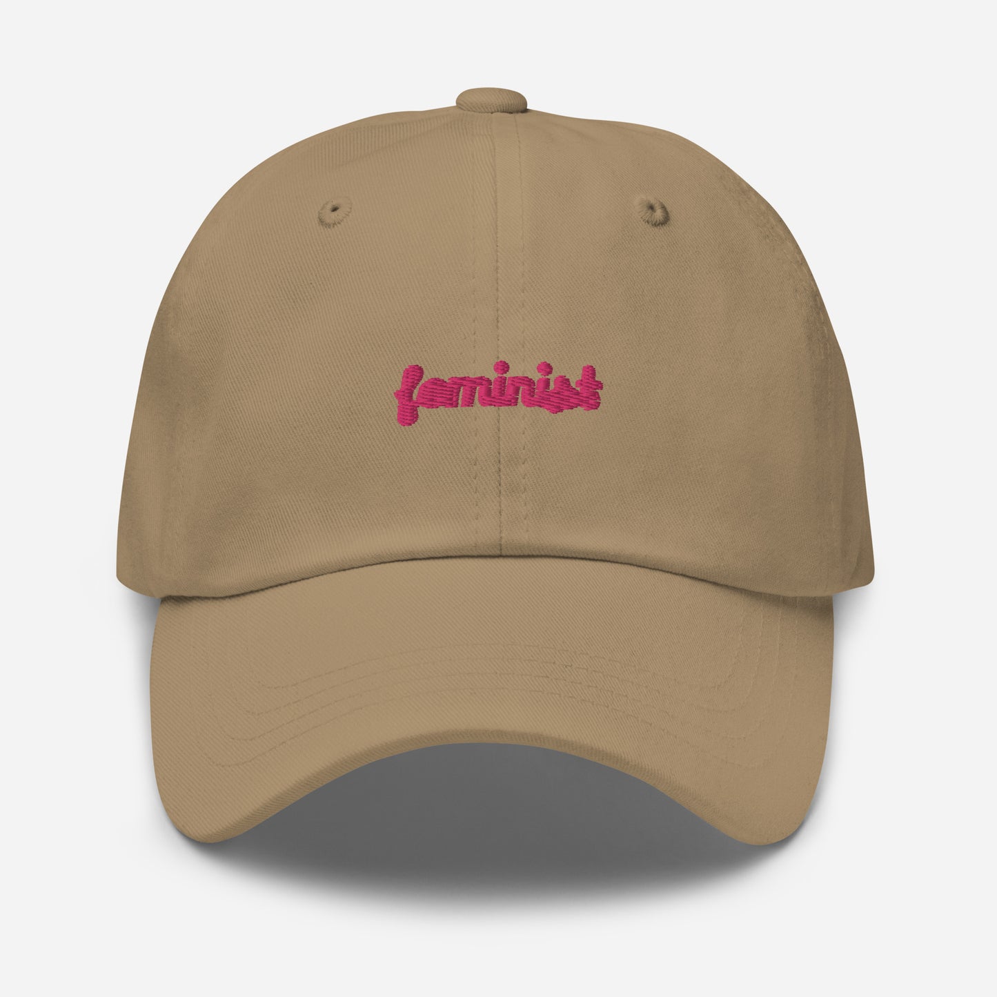 Feminist Embroidered Dad hat