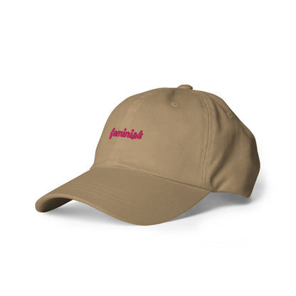 Feminist Embroidered Dad hat