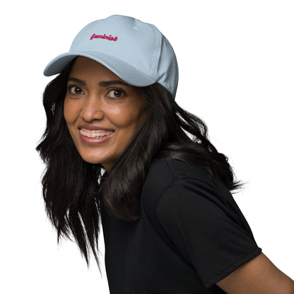 Feminist Embroidered Dad hat