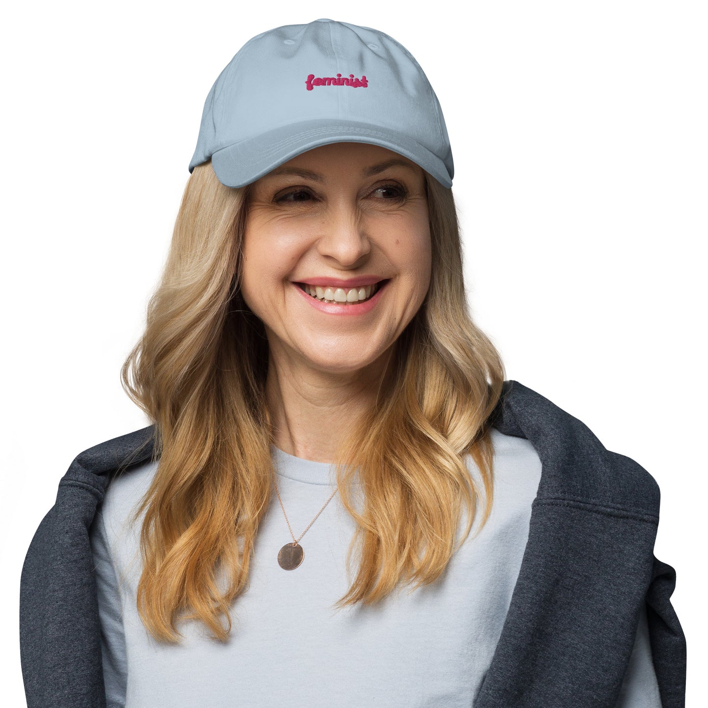 Feminist Embroidered Dad hat