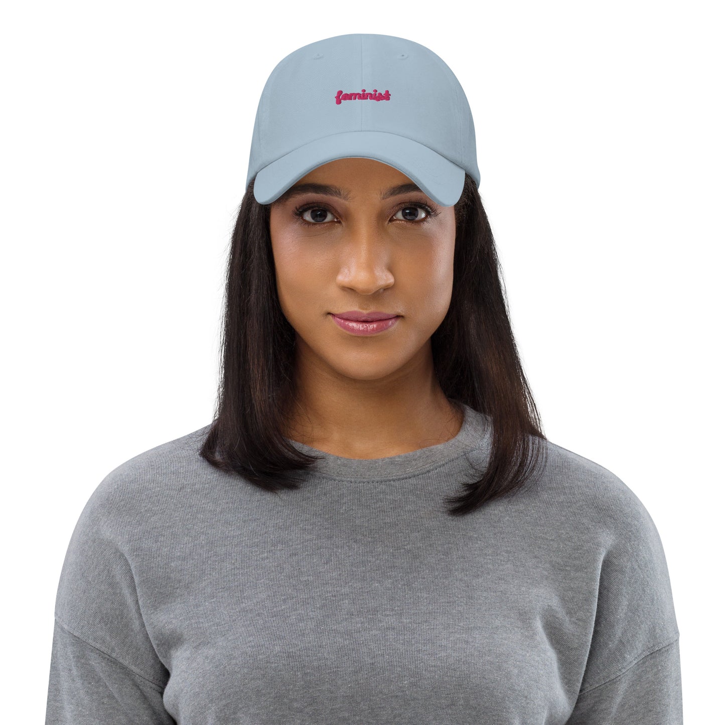 Feminist Embroidered Dad hat