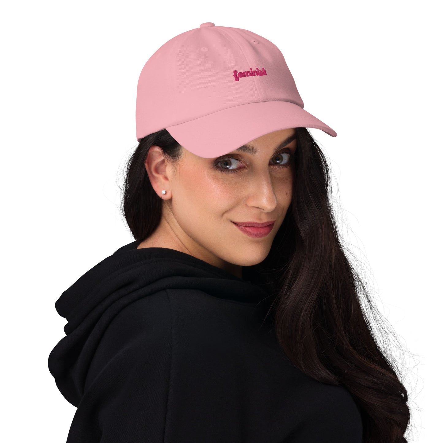 Feminist Embroidered Dad hat