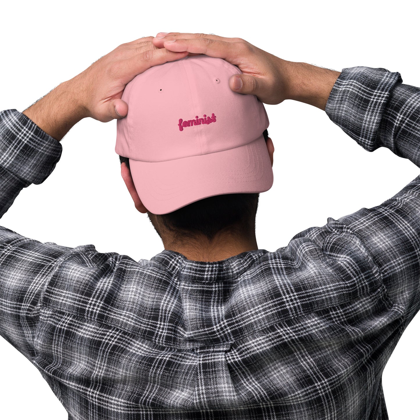 Feminist Embroidered Dad hat