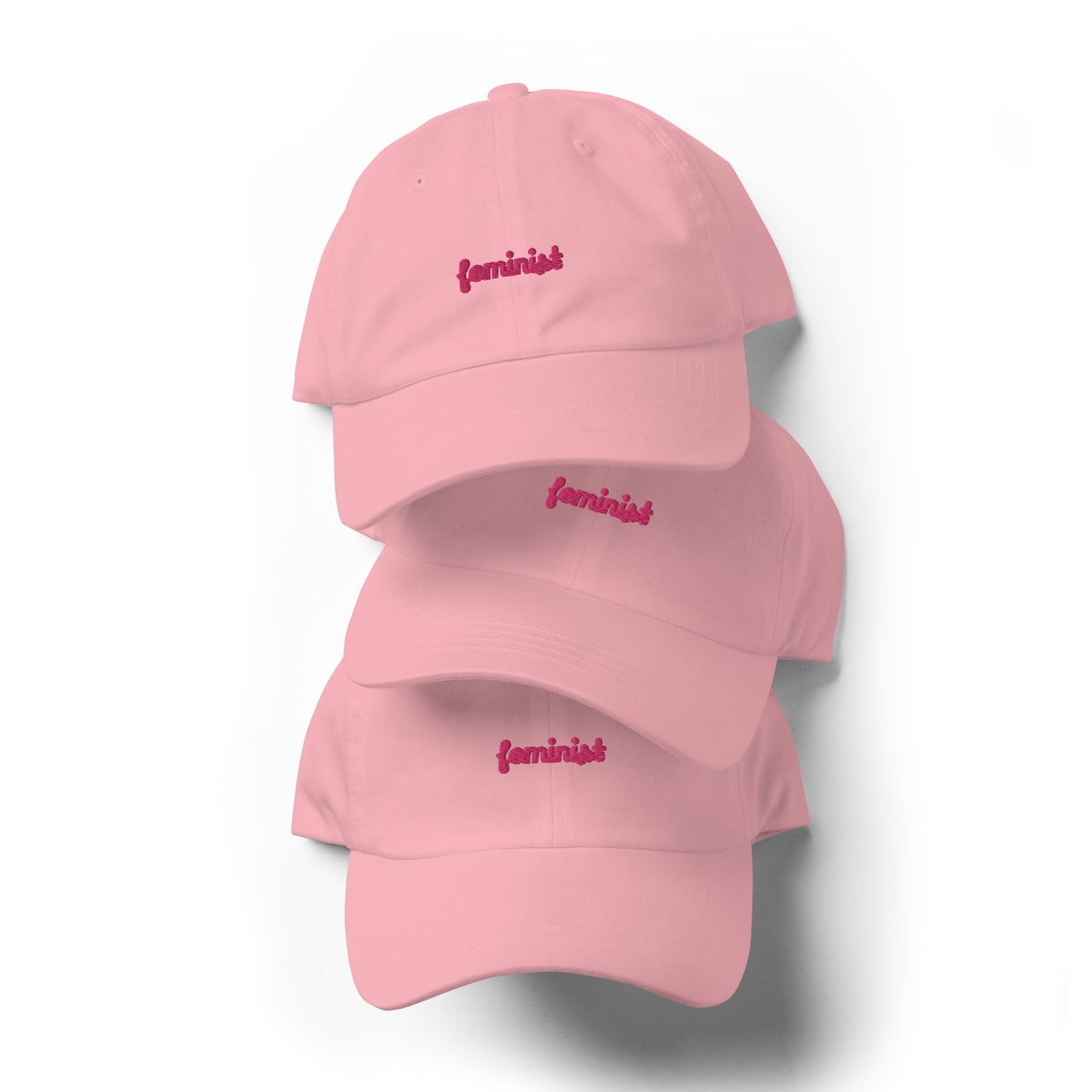 Feminist Embroidered Dad hat