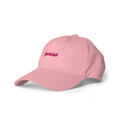 Feminist Embroidered Dad hat