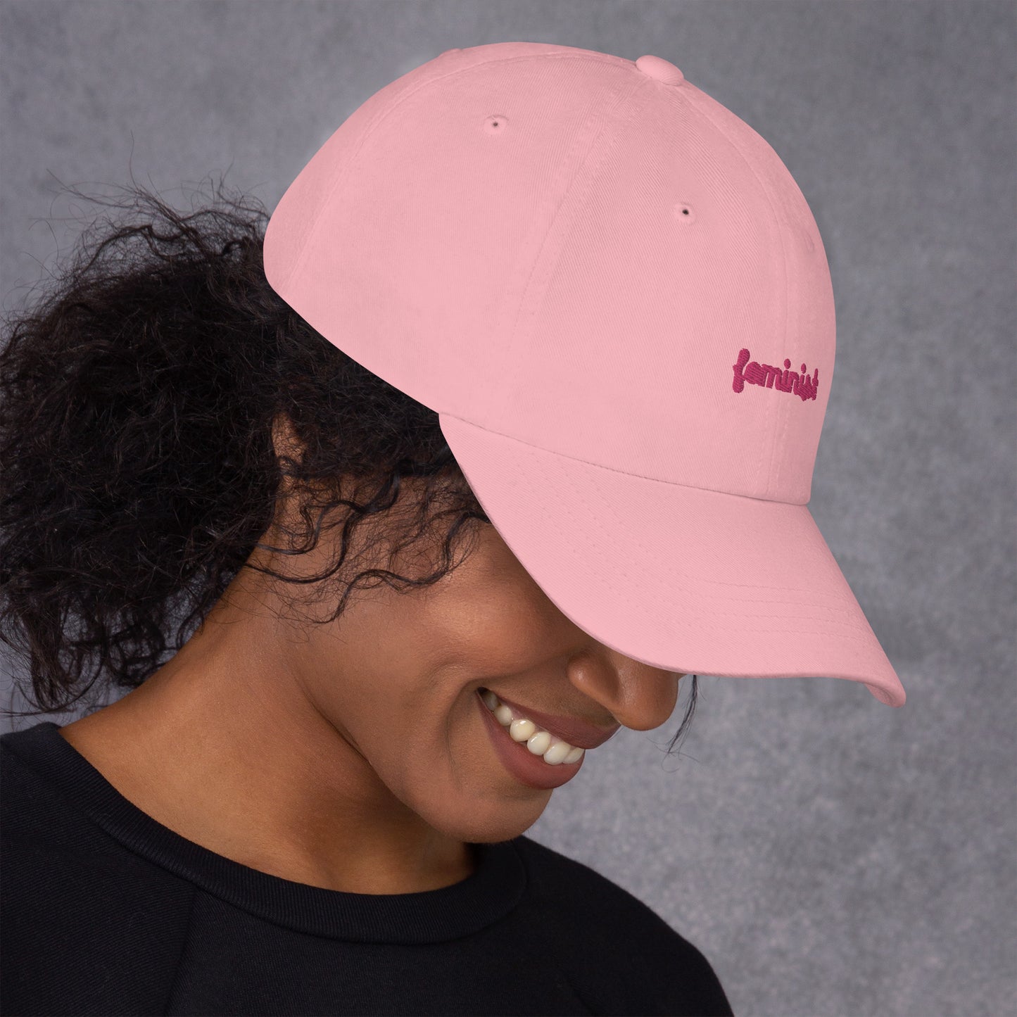 Feminist Embroidered Dad hat