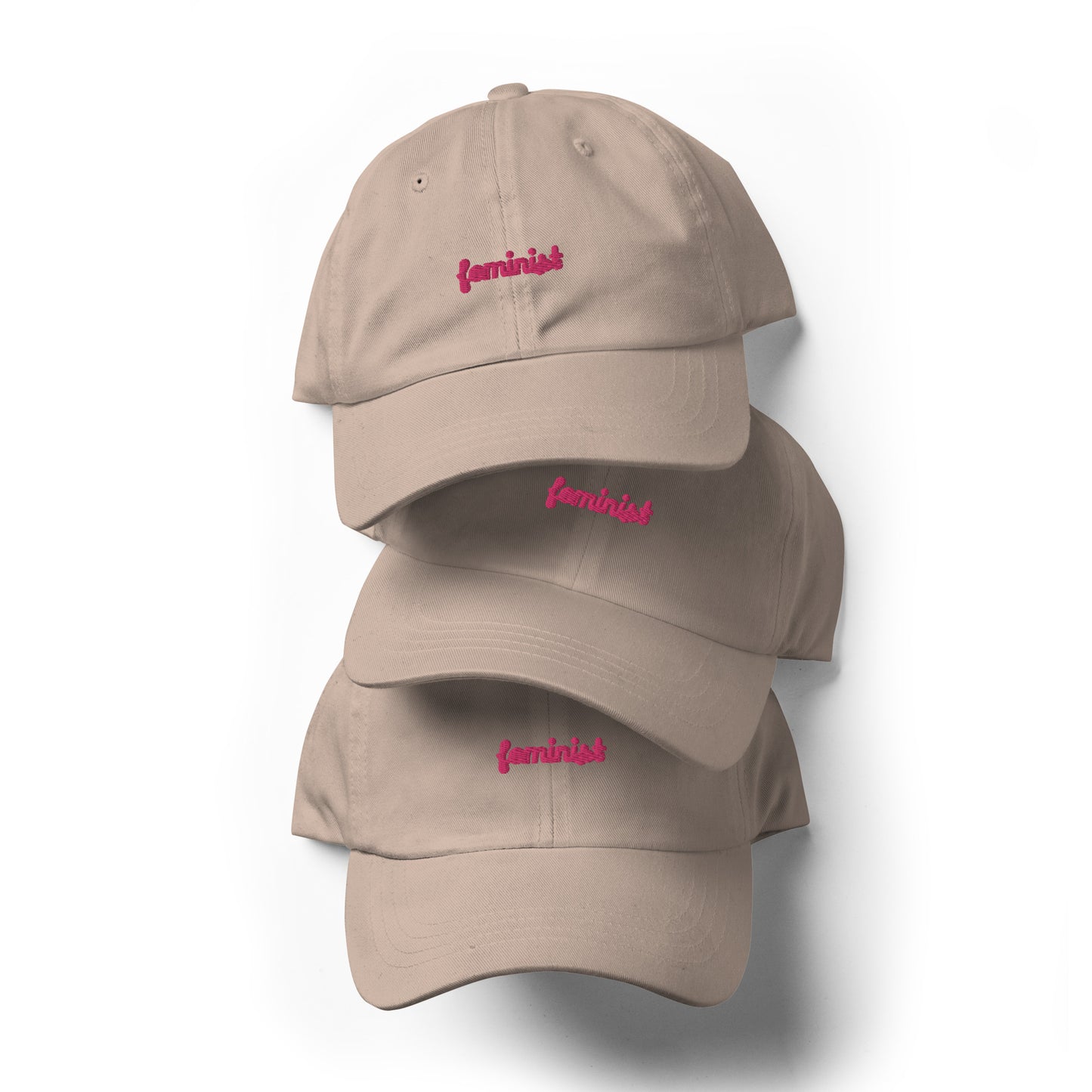 Feminist Embroidered Dad hat