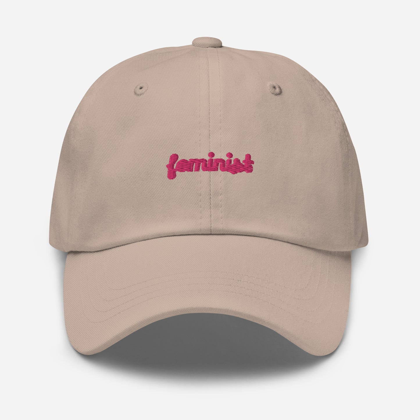 Feminist Embroidered Dad hat