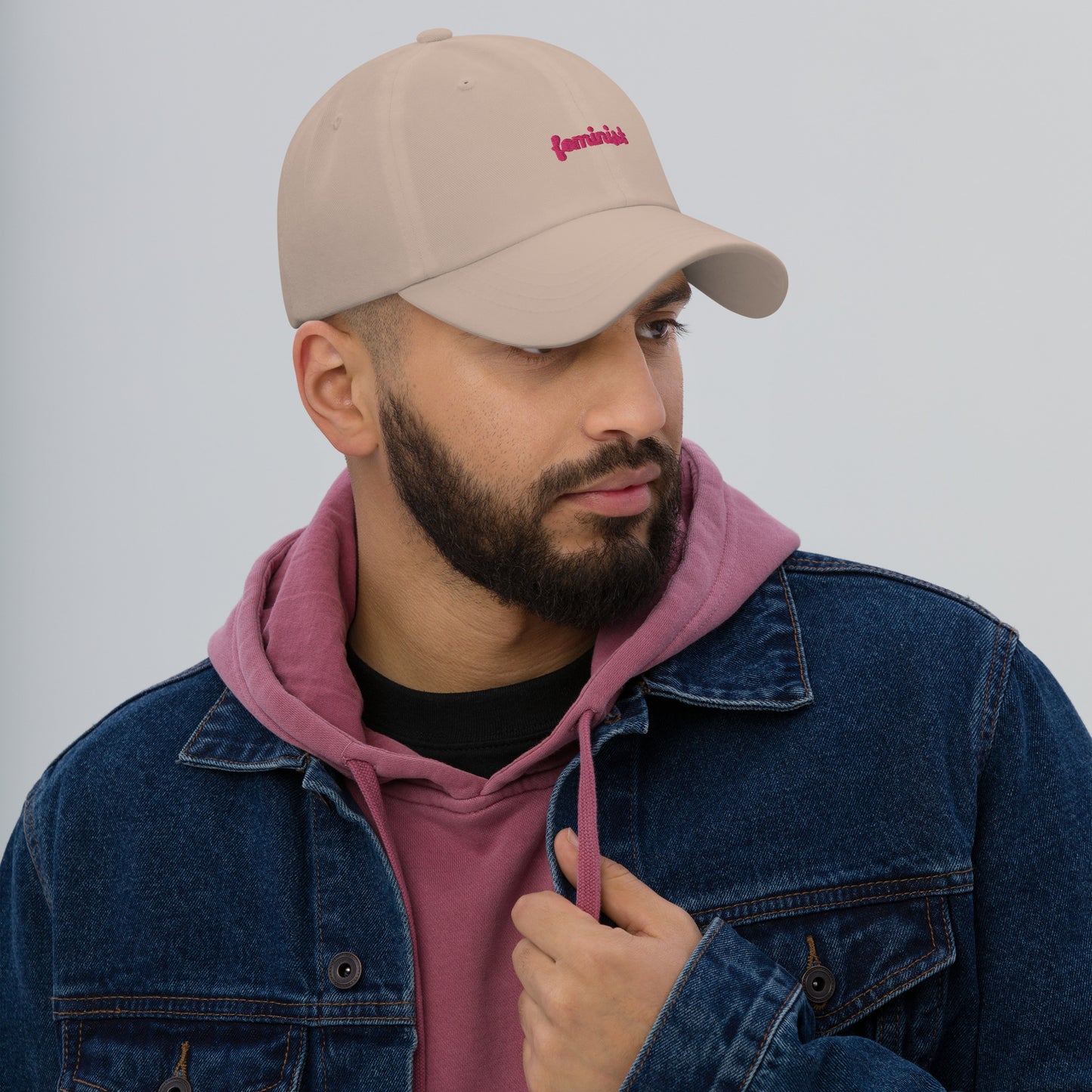 Feminist Embroidered Dad hat