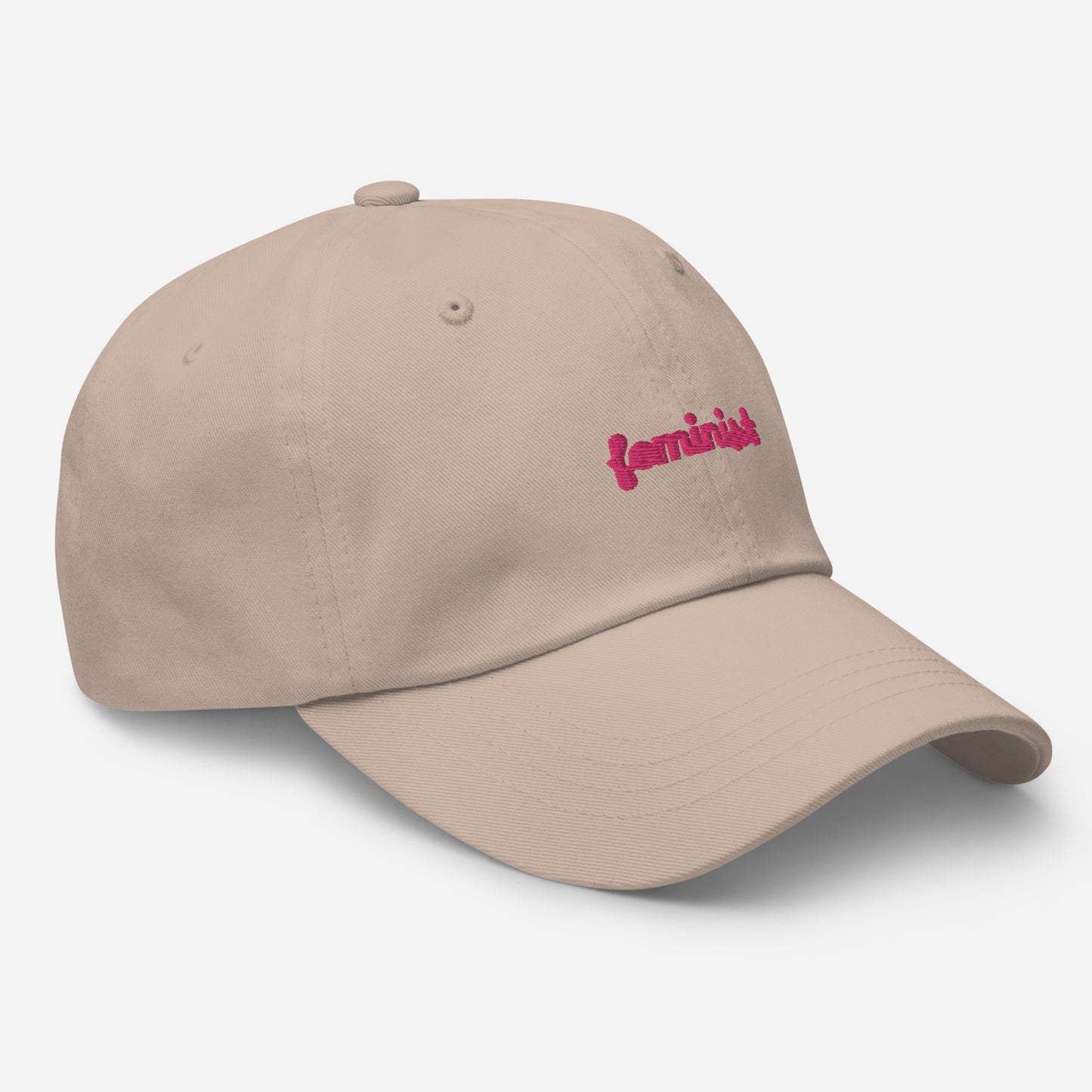 Feminist Embroidered Dad hat