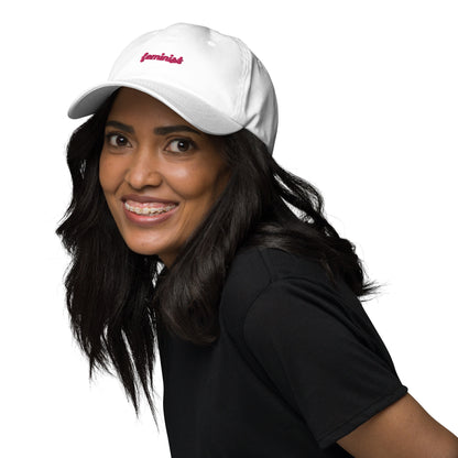 Feminist Embroidered Dad hat