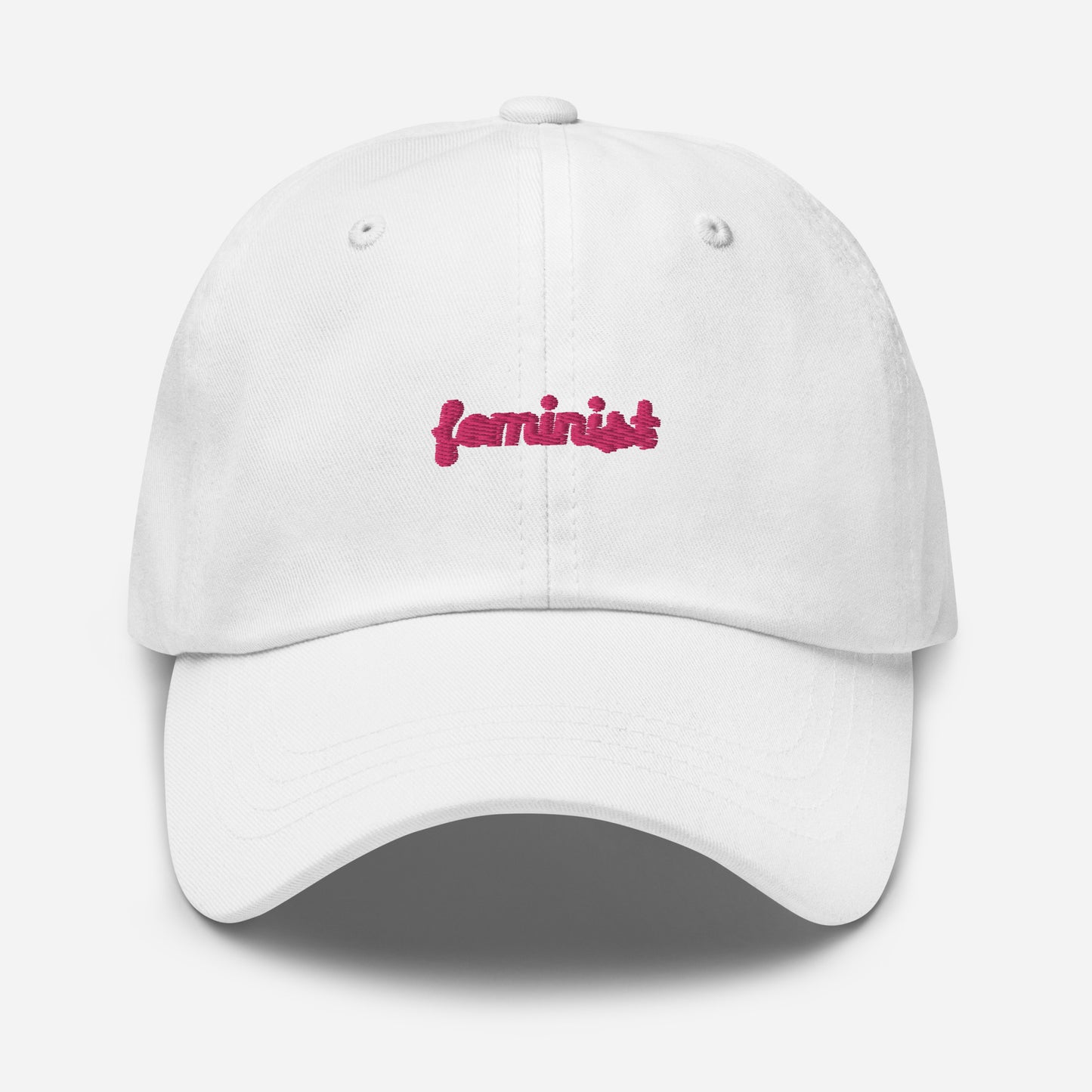 Feminist Embroidered Dad hat