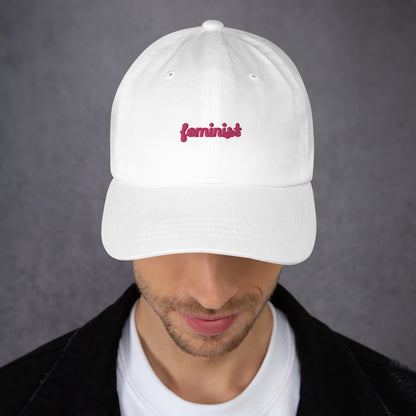 Feminist Embroidered Dad hat