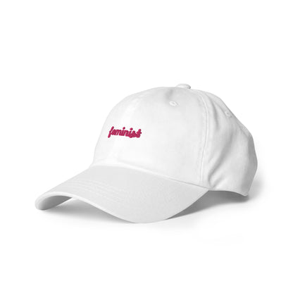 Feminist Embroidered Dad hat