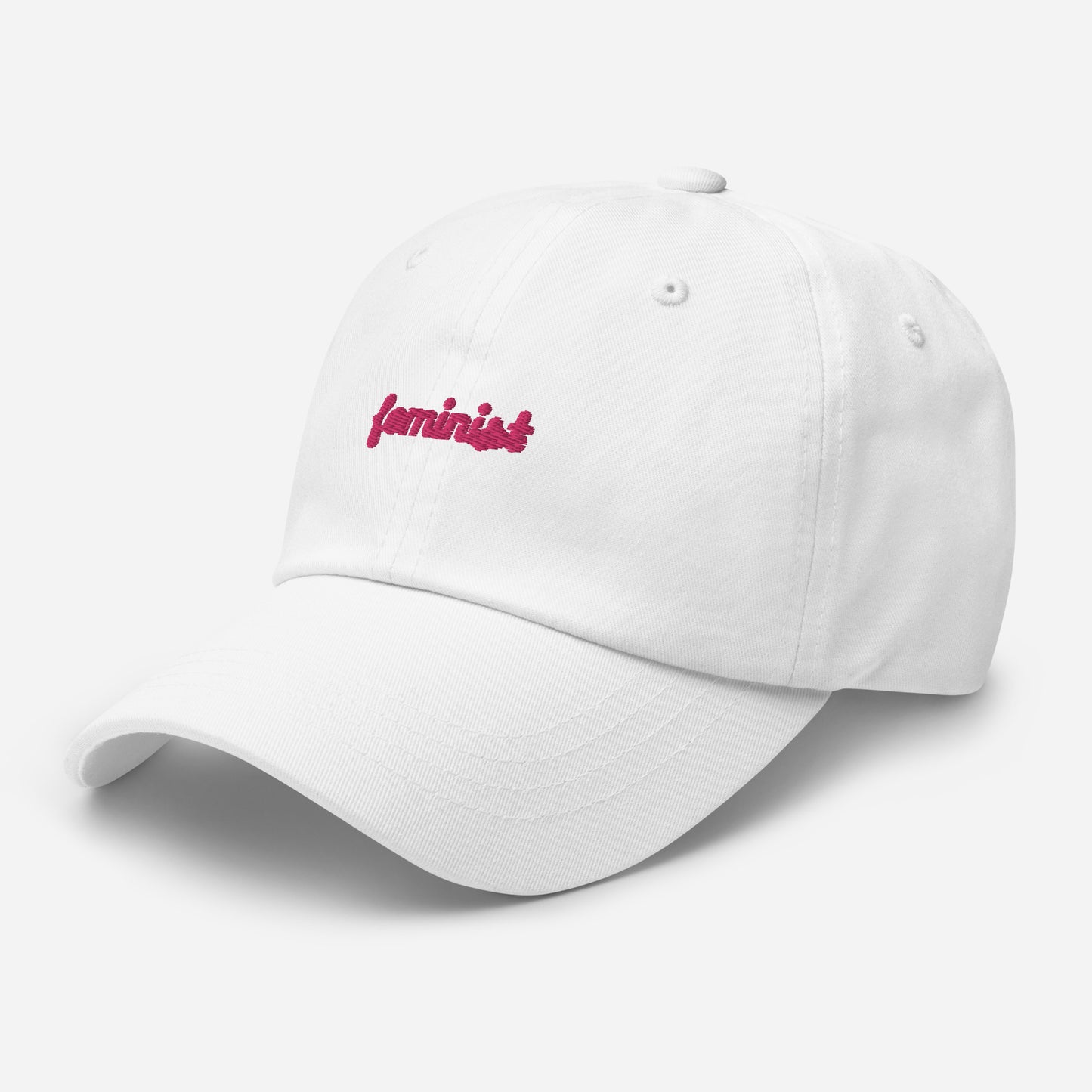 Feminist Embroidered Dad hat