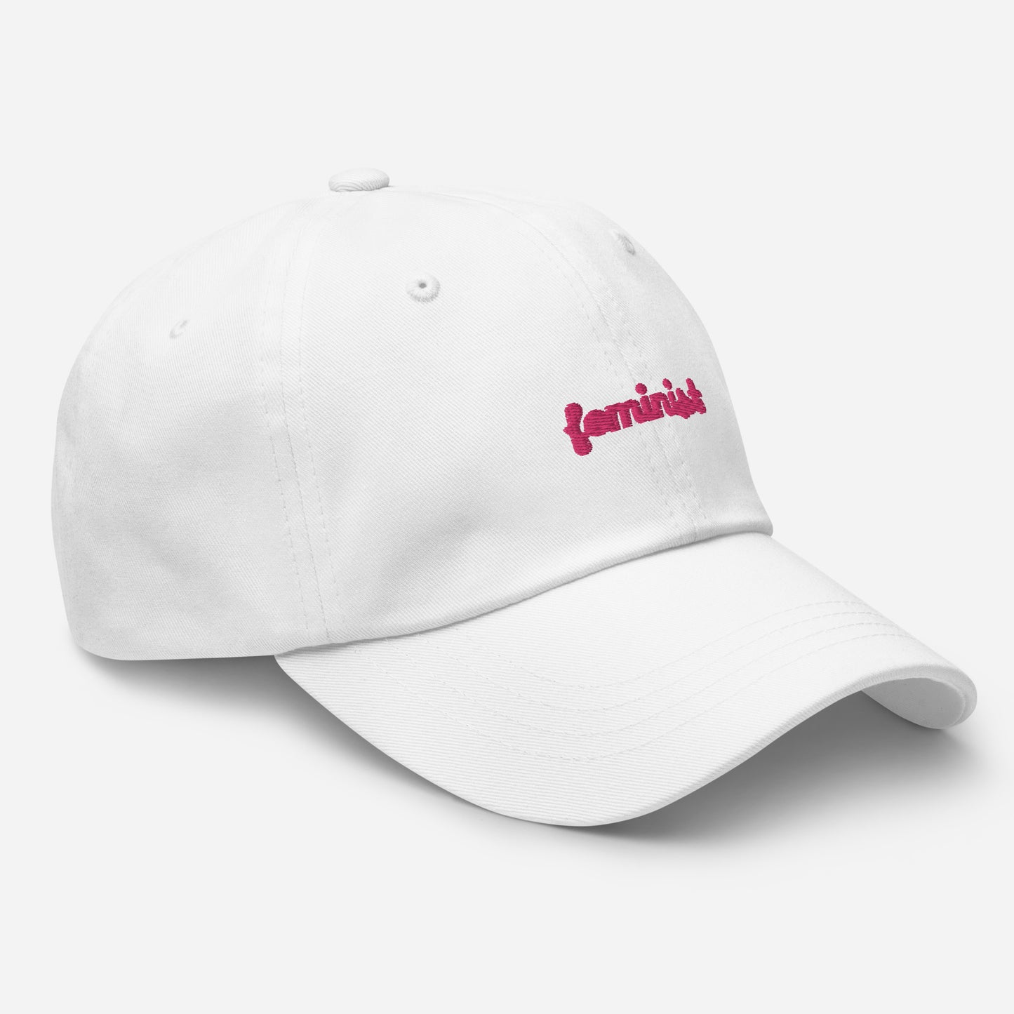 Feminist Embroidered Dad hat