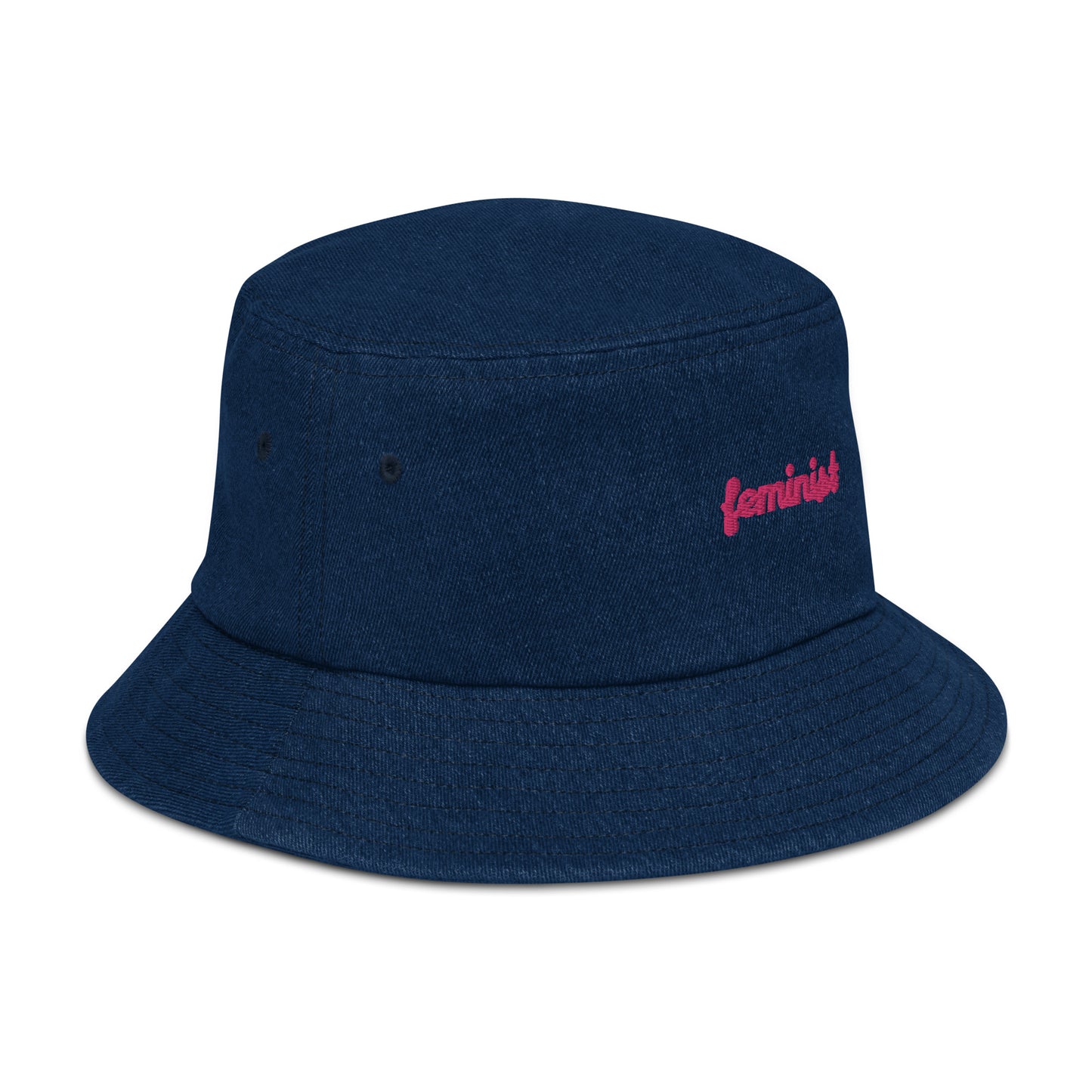 Feminist Denim bucket hat