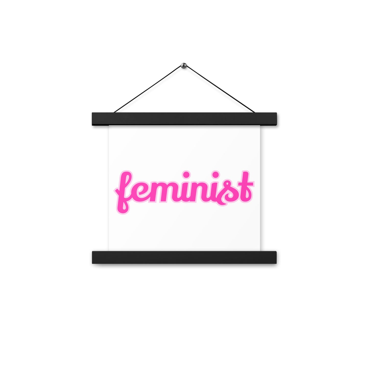 Feminist Poster with hangers