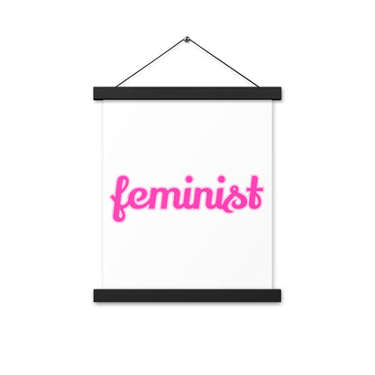 Feminist Poster with hangers